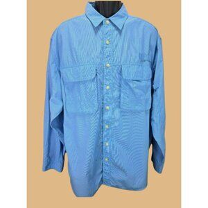 ExOfficio Insect Shield Apparel Fishing Blue Shirt XL
